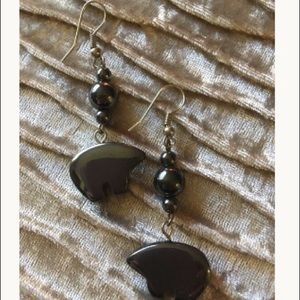 little bear earrings